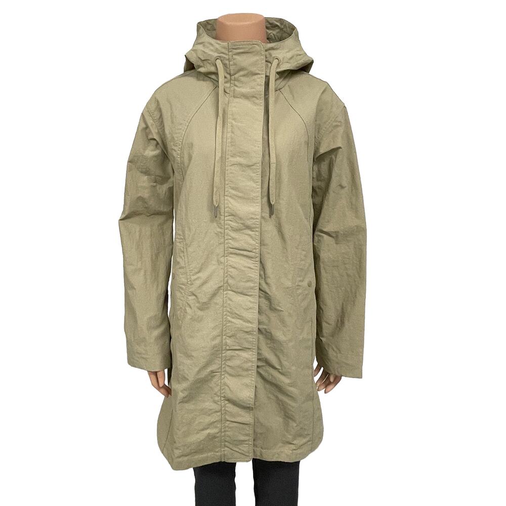 Athleta Everywhere Anorak Sz XXS fits XS S New $179 Oversized Jacket Flax Khaki
